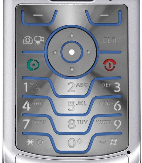 Motorola Razr Keypad